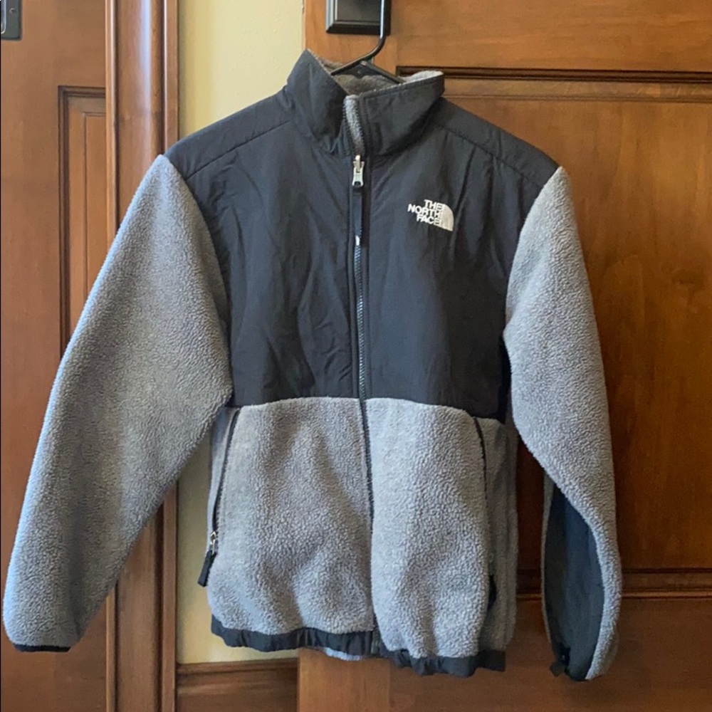 North Face Boys Zip Up Denali Jacket- Size L